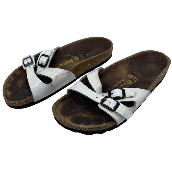 Birkenstock Shoes - Unisex Birkenstock Birki's White Sandals Size: 6